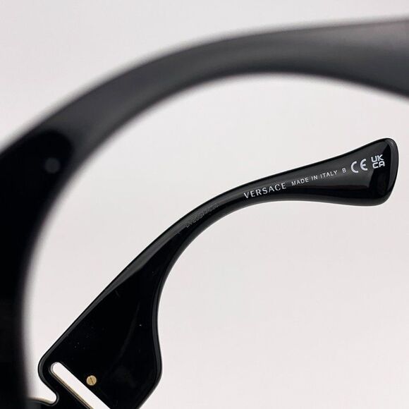 NEW Versace VE4426BU GB1/87 MAXI MEDUSA BIGGIE Black Dark Gray Oval Women - Picture 11 of 12